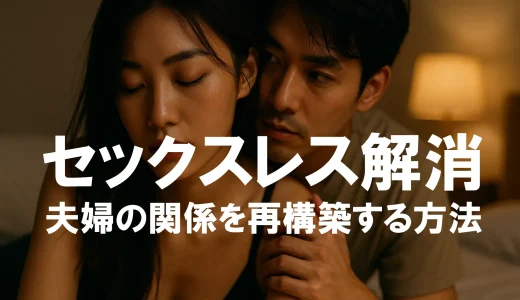 【セックスレス解消】夫婦の関係を再構築する方法｜おすすめアイテム・体験談・会話術も紹介