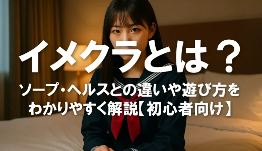 イメクラとは？ソープ・ヘルスとの違いや遊び方をわかりやすく解説【初心者向け】